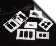 GLASS & MIRROR SWITCH PLATES